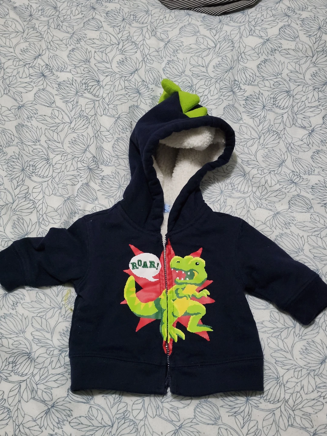 Dinosaur Fleece Hoodie