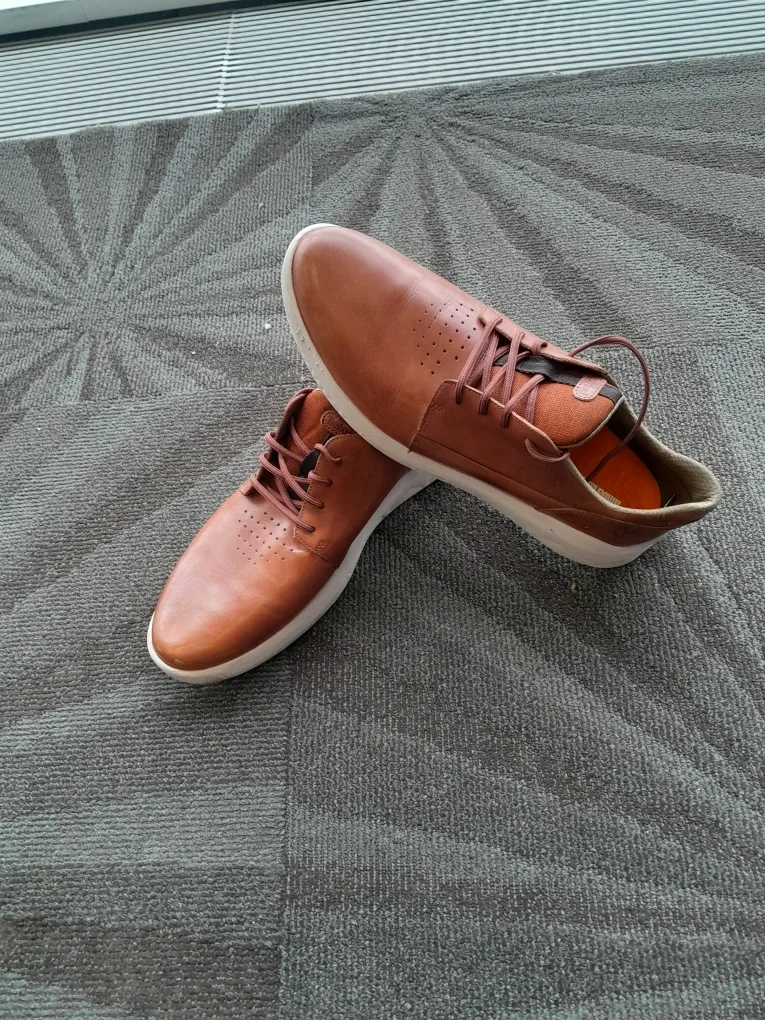 Timberland Brown Leather Sneakers Size 13