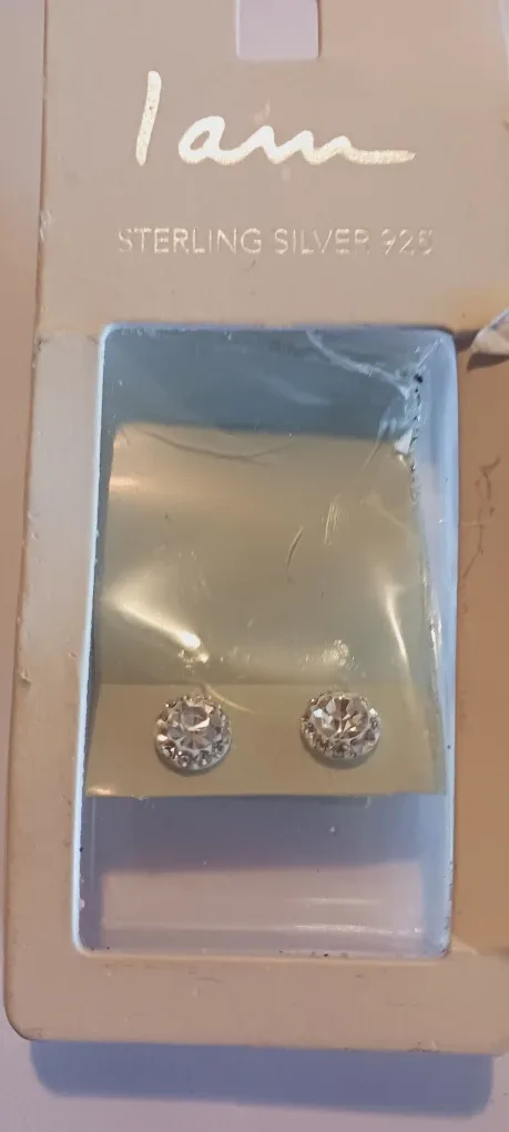 New!!  Sterling Silver 925 Beautiful Studs Earrings image indicator(3)