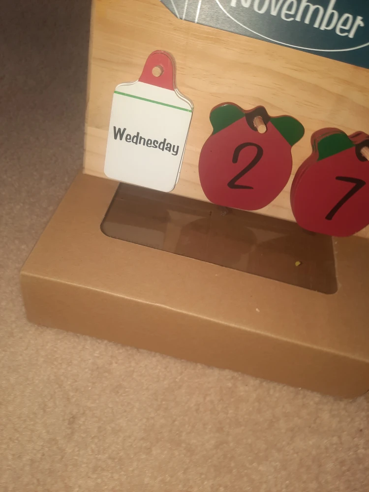 Wooden Perpetual Calendar #teacher - photo 4