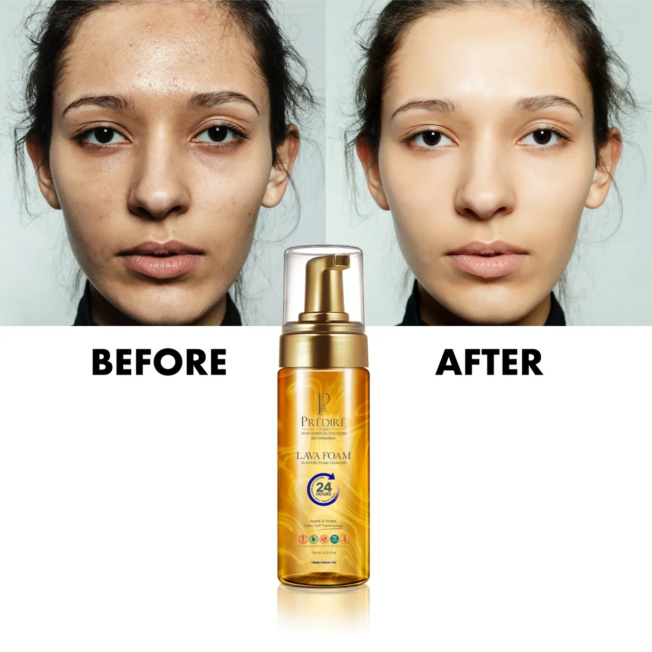 Prédire Lava Foam 24 Hours Foam Cleanser image indicator(3)