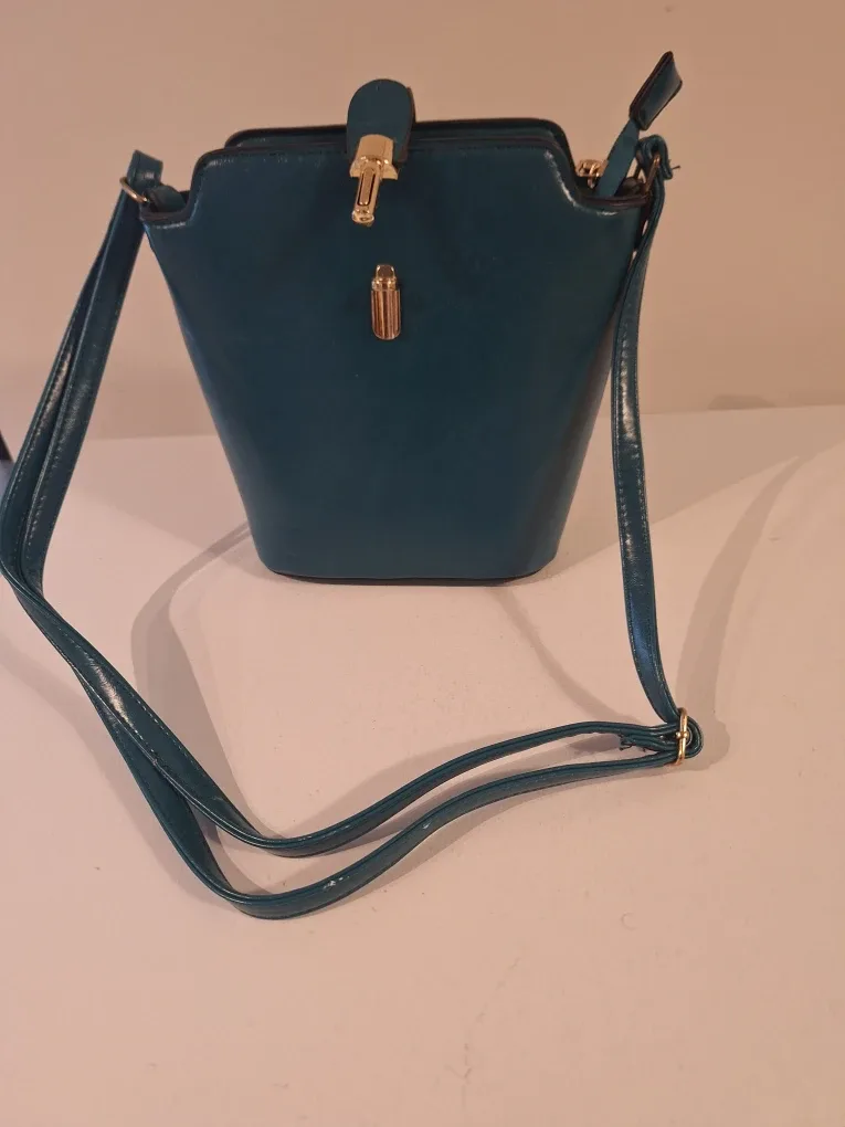Jamie Bags Teal Handbag - New with Tags! image indicator(4)