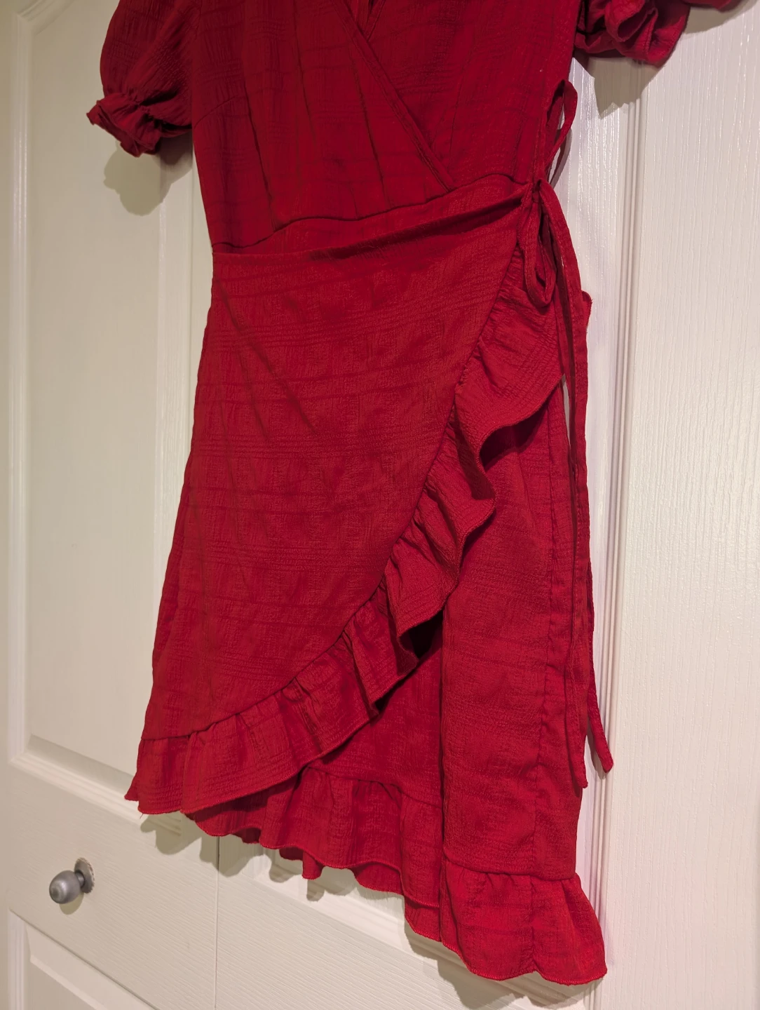 Shein Red Wrap Dress - Size xs - photo 2
