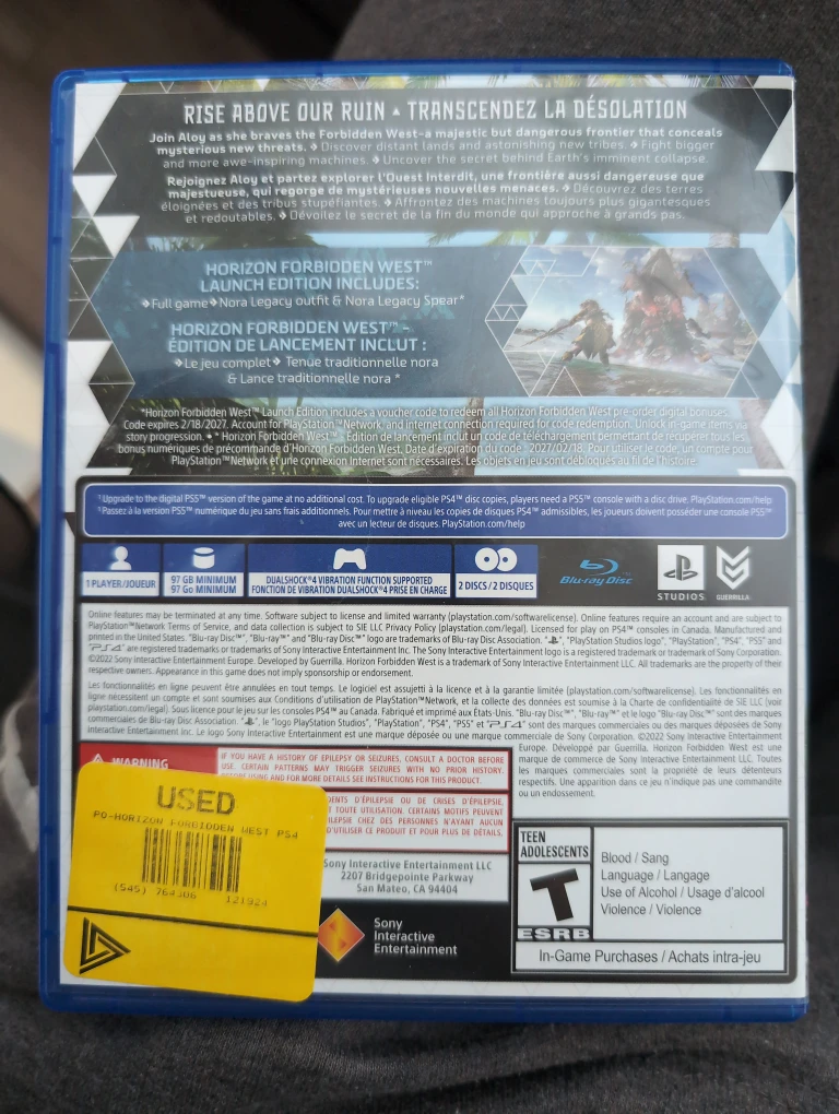 Horizon Forbidden West PS4 Launch Edition - photo 2
