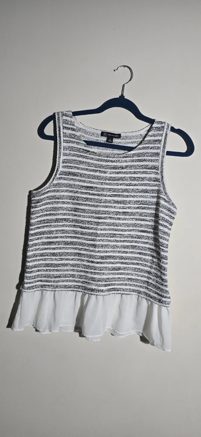 INC International Concepts Striped Tank Top - Size M - photo 2