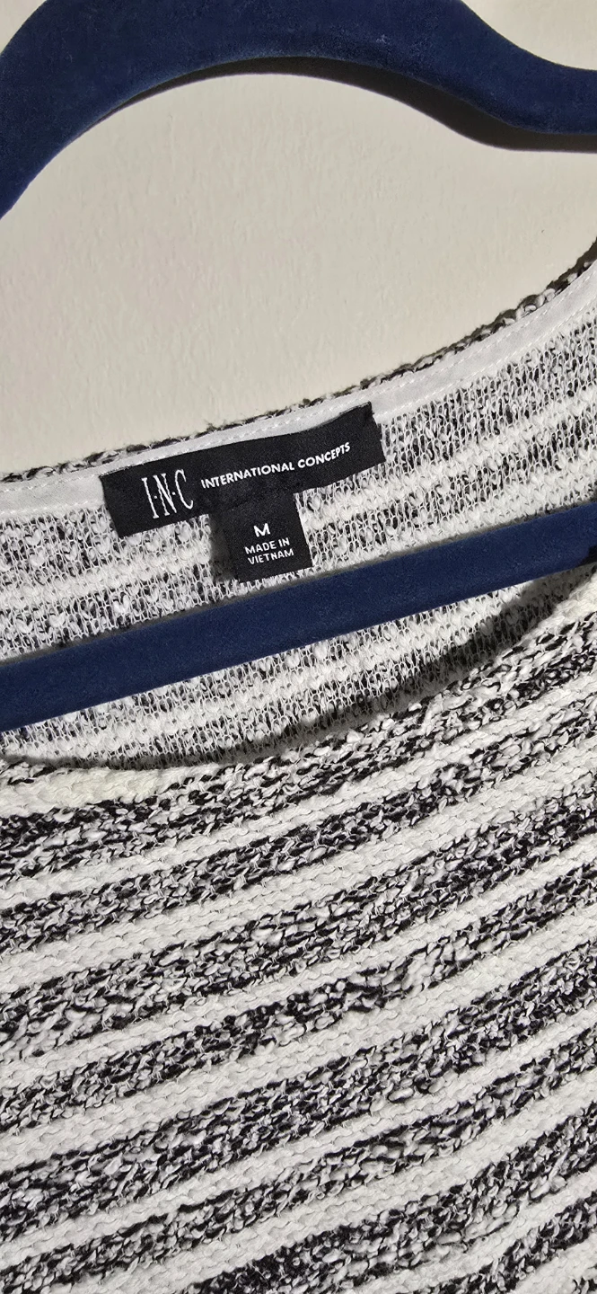 INC International Concepts Striped Tank Top - Size M - photo 3