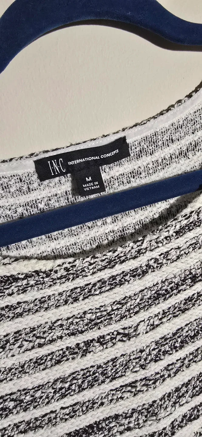 INC International Concepts Striped Tank Top - Size M image indicator(3)