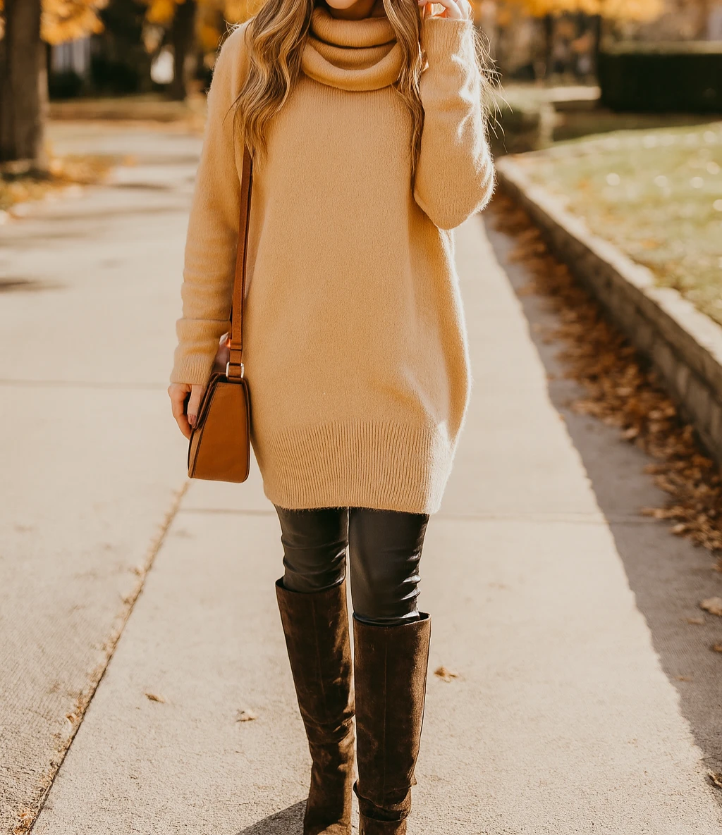Sweater Dress - Soft Pink, Size Small - photo 2