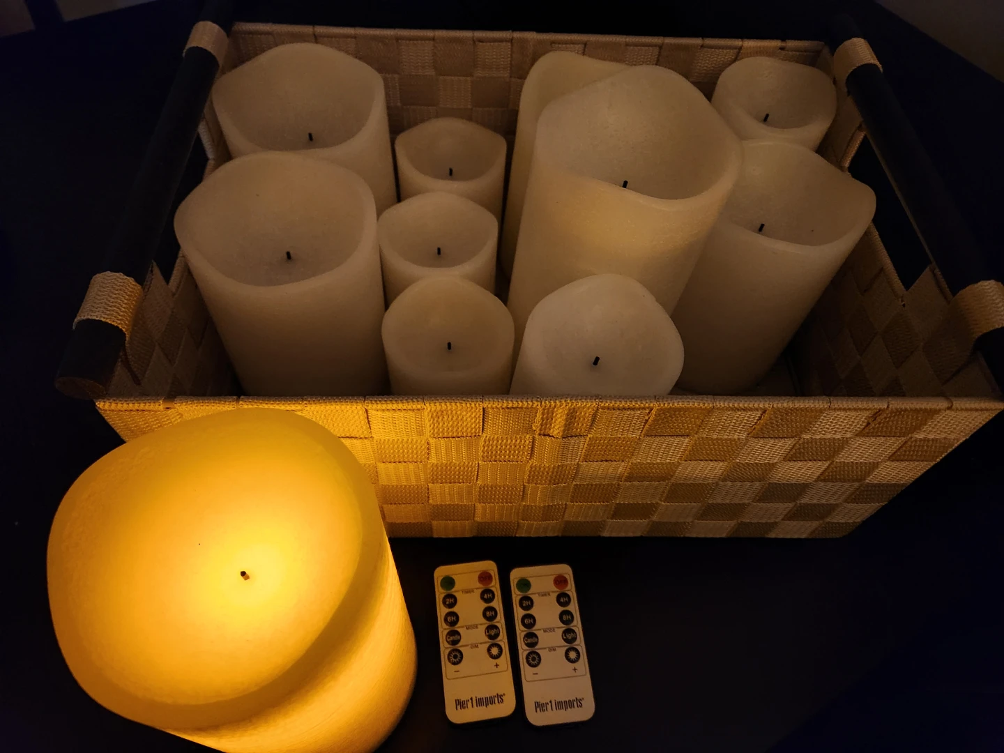 Pier 1 Imports LED Wax Candles with Remotes - photo 2