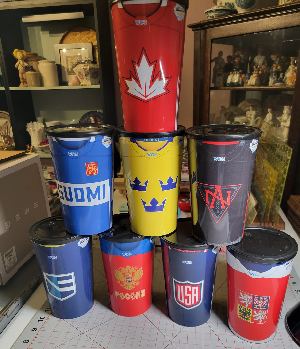 NEW WCH Pepsi 7-Eleven Collector Cups - Canada, USA, More!