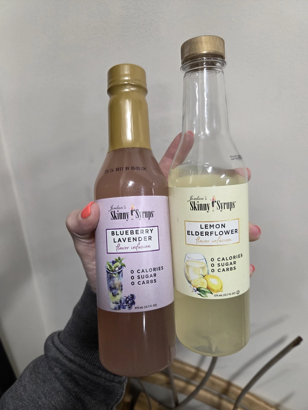 Jordan's Skinny Syrups Blueberry Lavender & Lemon Elderflower