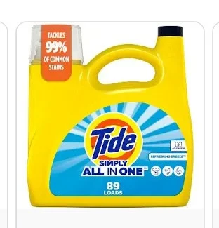 Tide Simply All in One Laundry Detergent - 89 Loads