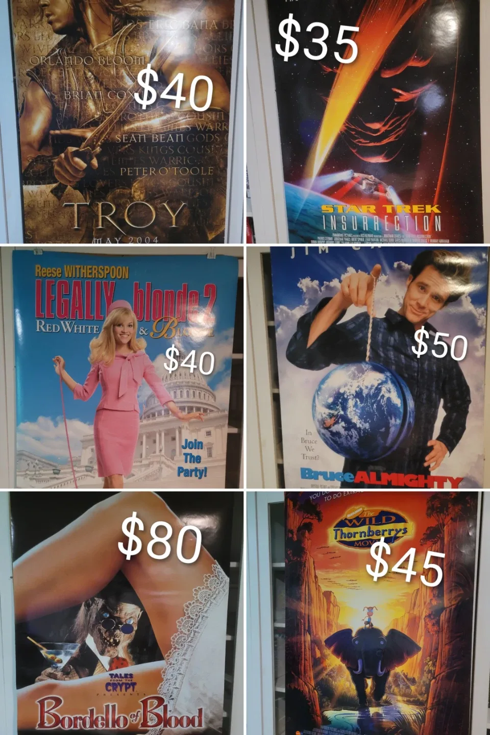 Vintage movie theater display posters Original 27x40 image indicator(8)