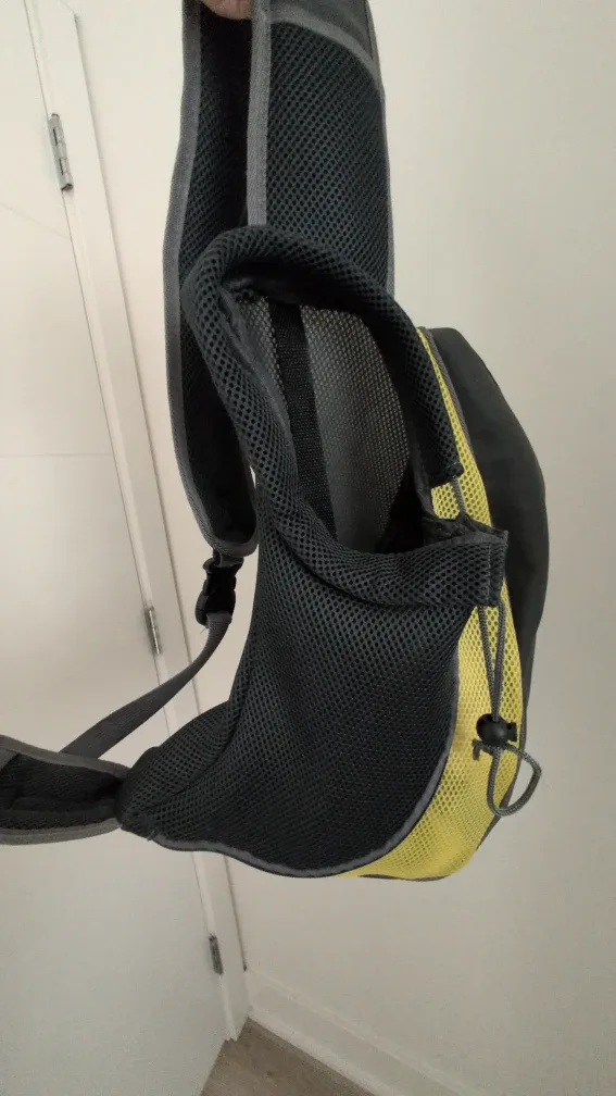 Pet Carrier Sling - Grey & Yellow image indicator(2)