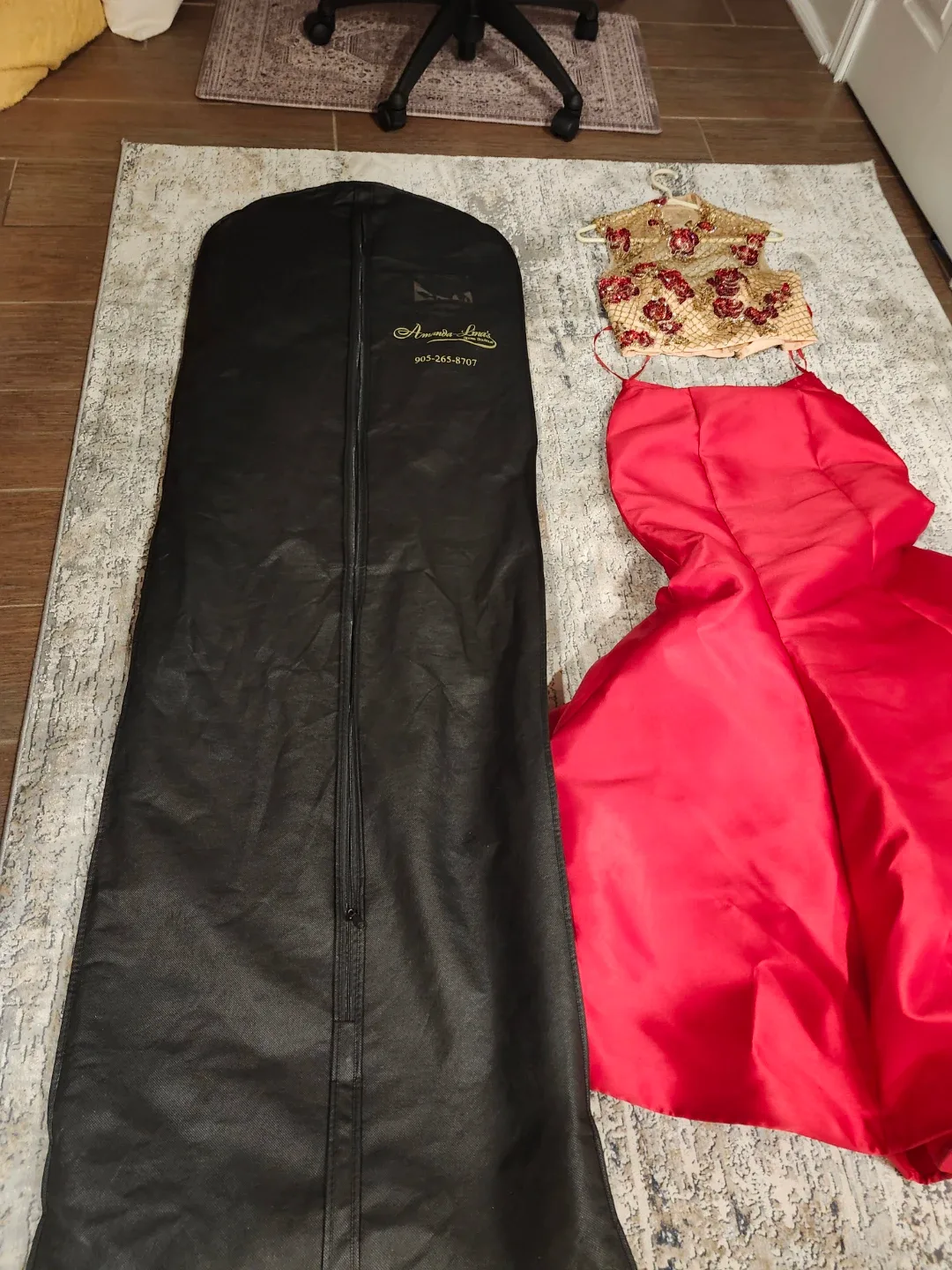 Annette Lyons Red Formal Dress with Embellished Top image indicator(5)