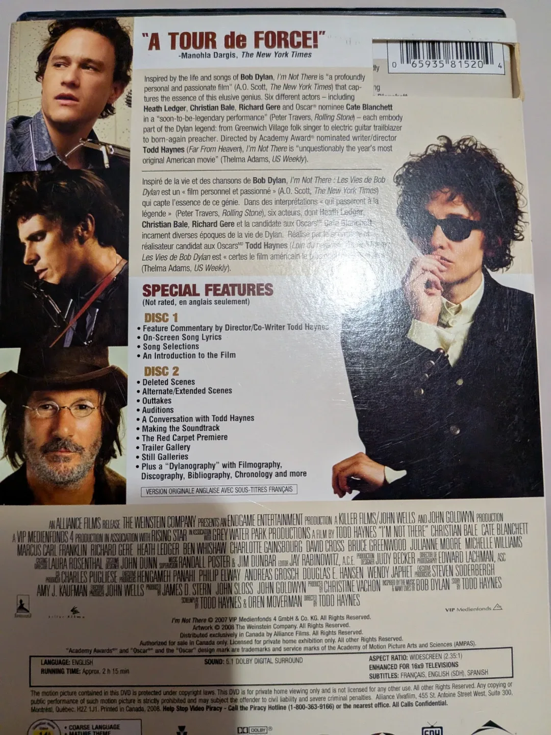 I'm Not There - Two-Disc Collector's Edition DVD image indicator(3)