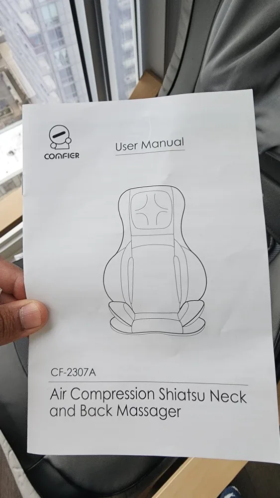 Comfier Air Compression Shiatsu Neck & Back Massager image indicator(6)