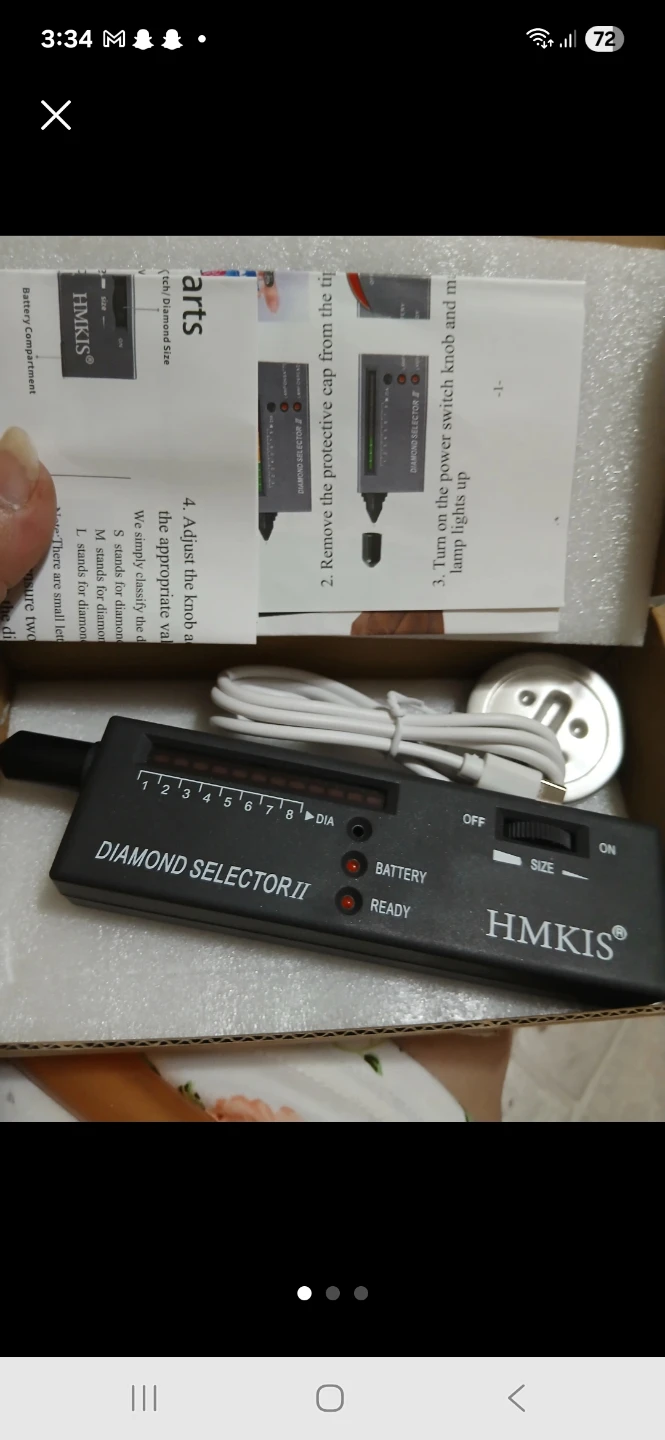 New Portable diamond tester.  Includes USB - photo 2
