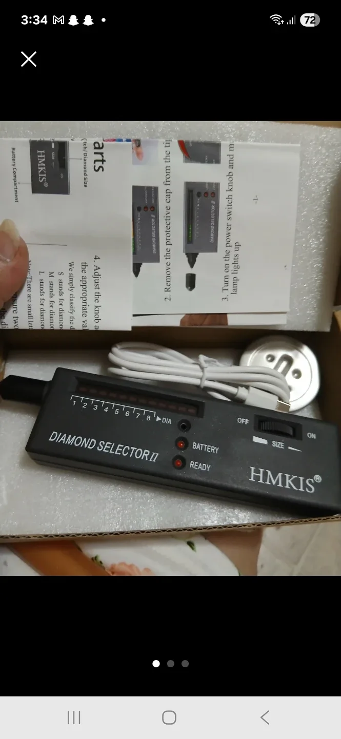 New Portable diamond tester.  Includes USB image indicator(2)