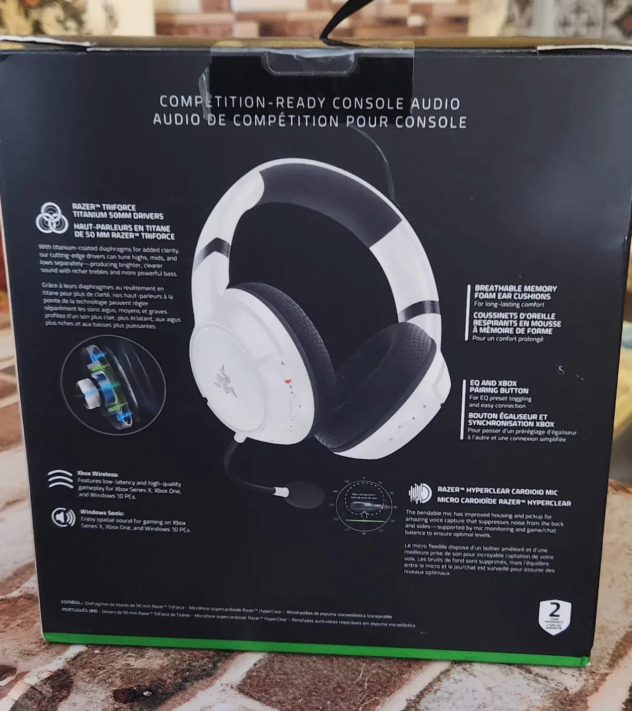 New Razer Kaira for Xbox Wireless Headset - White image indicator(2)