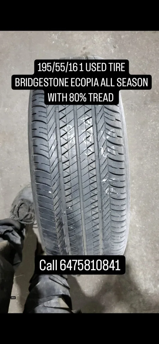 Bridgestone Ecopia All Season Tire 195/55/16