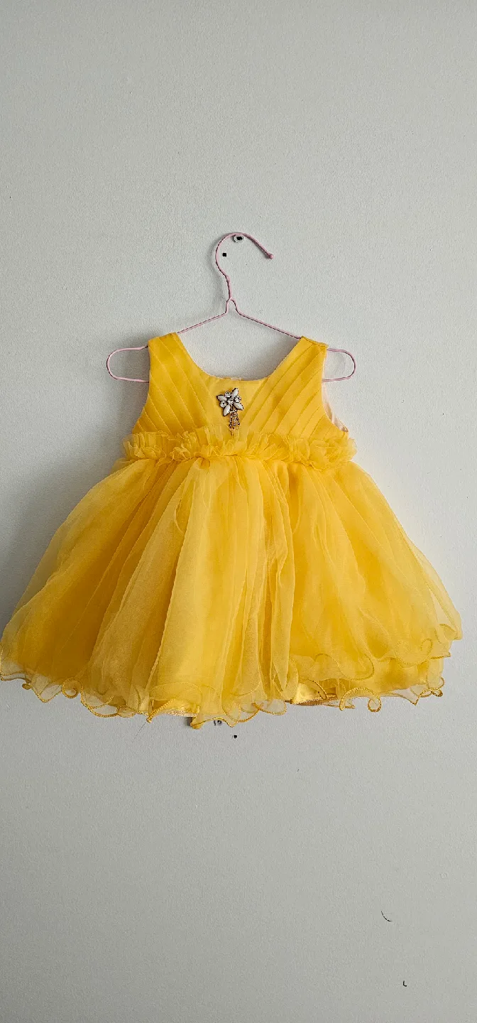 Yellow Baby Dress image indicator(2)