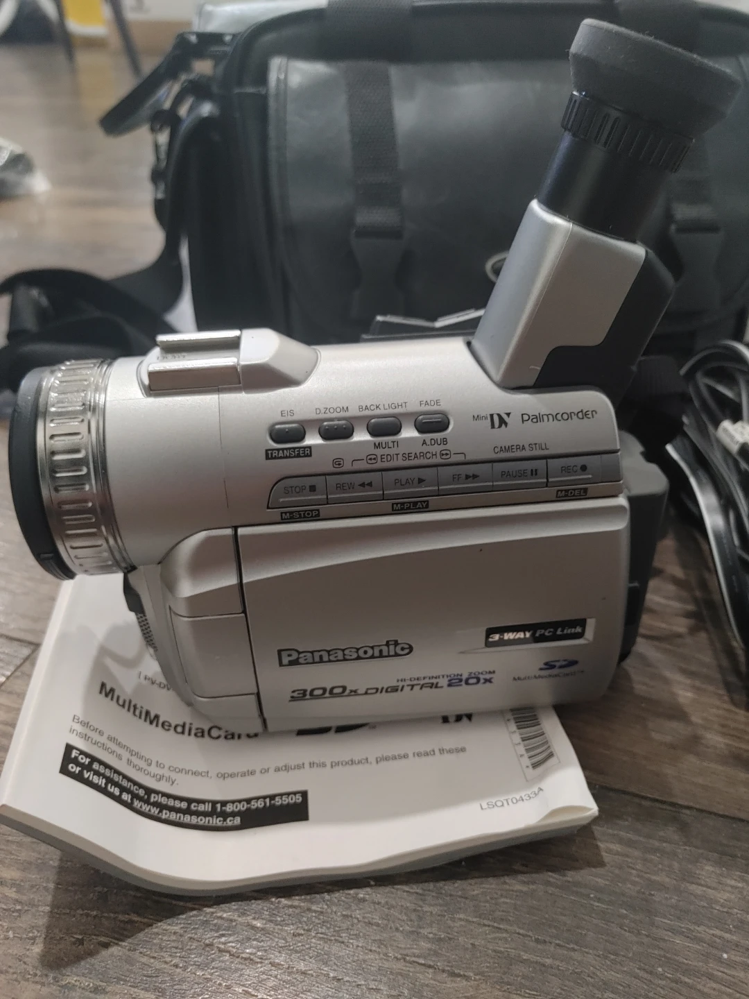 🥕PANASONIC VIDEO CAMCORDER PV-DV201-K SOLD AS IS