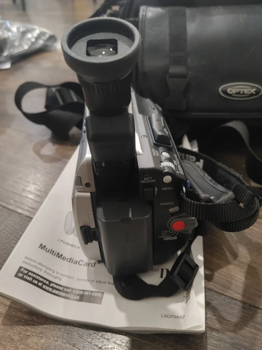 🥕PANASONIC VIDEO CAMCORDER PV-DV201-K SOLD AS IS image indicator(4)