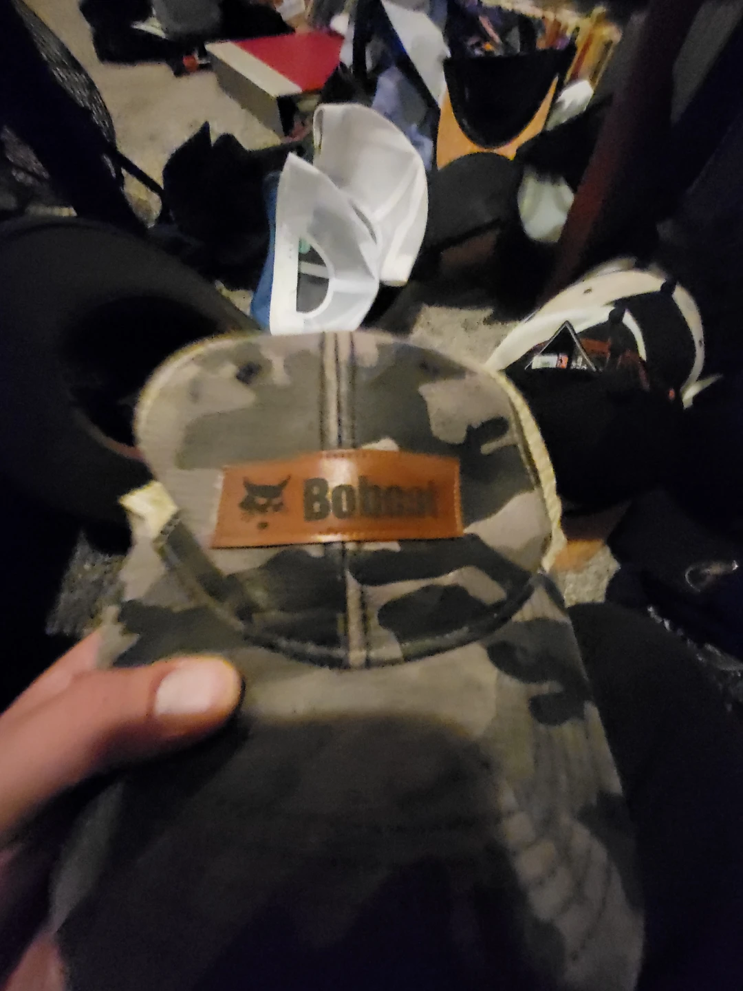 Assorted Branded Hats - Bobcat, DeWalt, P.F.G. Inc.
