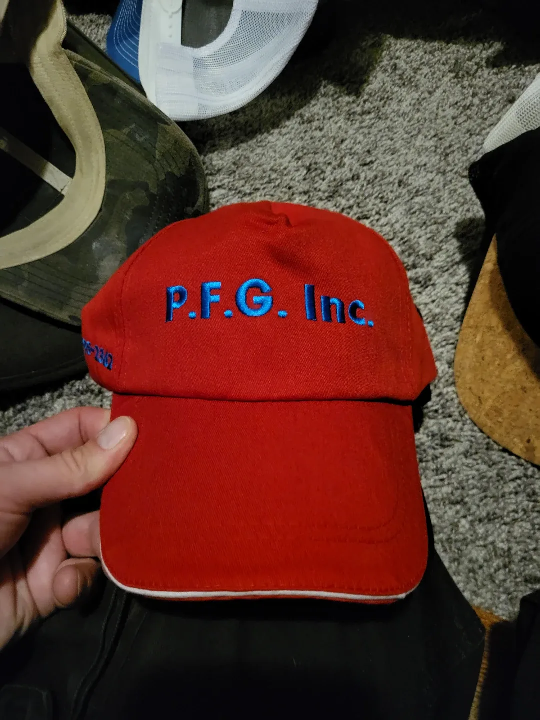 Assorted Branded Hats - Bobcat, DeWalt, P.F.G. Inc. image indicator(3)