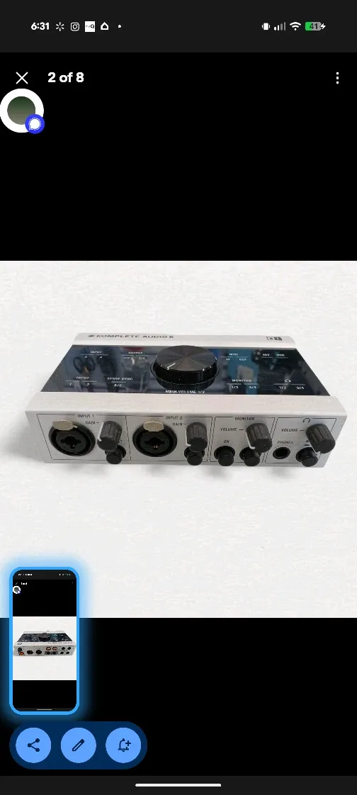 Native Instruments Komplete Audio 6 Interface image indicator(3)