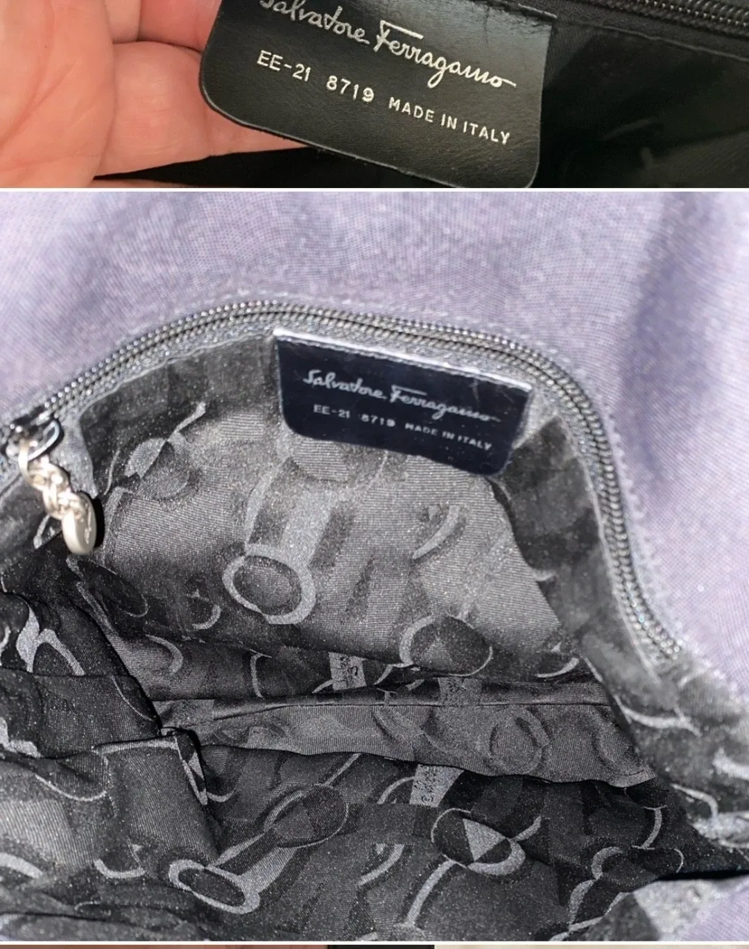 Salvatore Ferragamo Black Shoulder Bag image indicator(5)