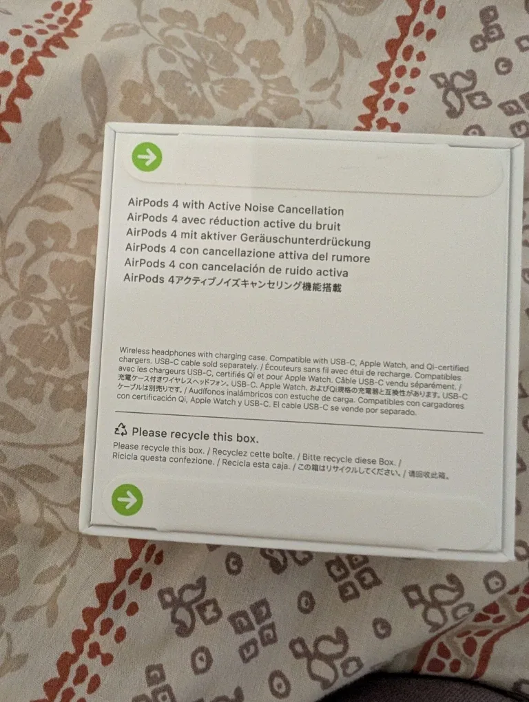 New Apple AirPods 4 (ANC) MXP93AM/A image indicator(3)