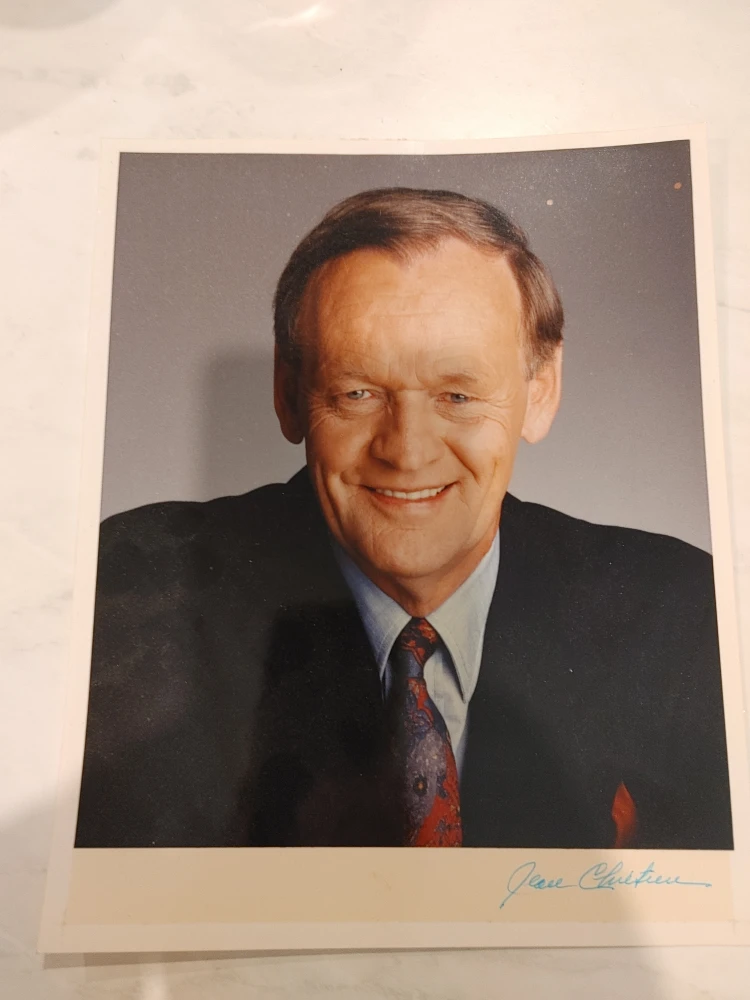 Jean Chretien Autographed Picture