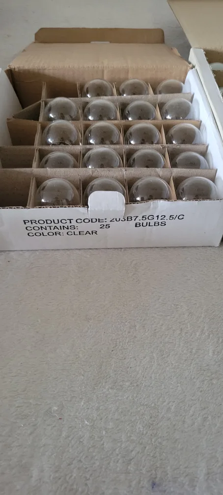 Vintage Christmas Light Bulbs - Multi-Colour image indicator(9)