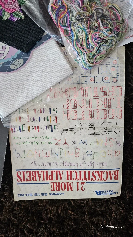 Cross Stitch Patterns & Floss Lot image indicator(7)