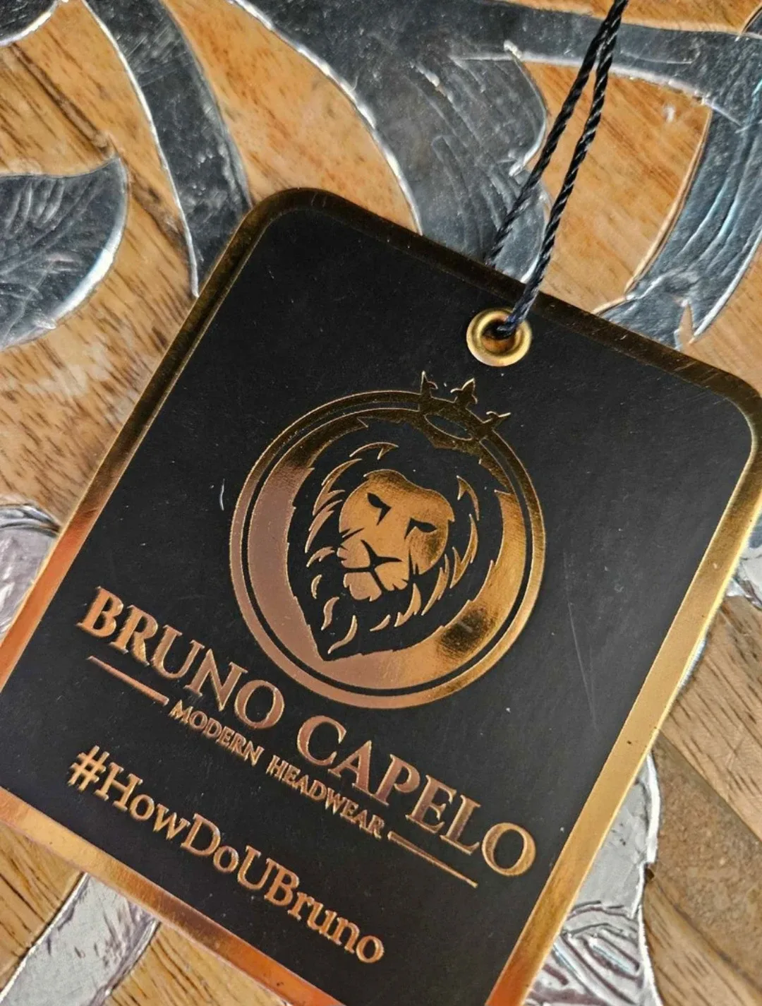 NWT Bruno Capelo Black Fedora Hat image indicator(6)