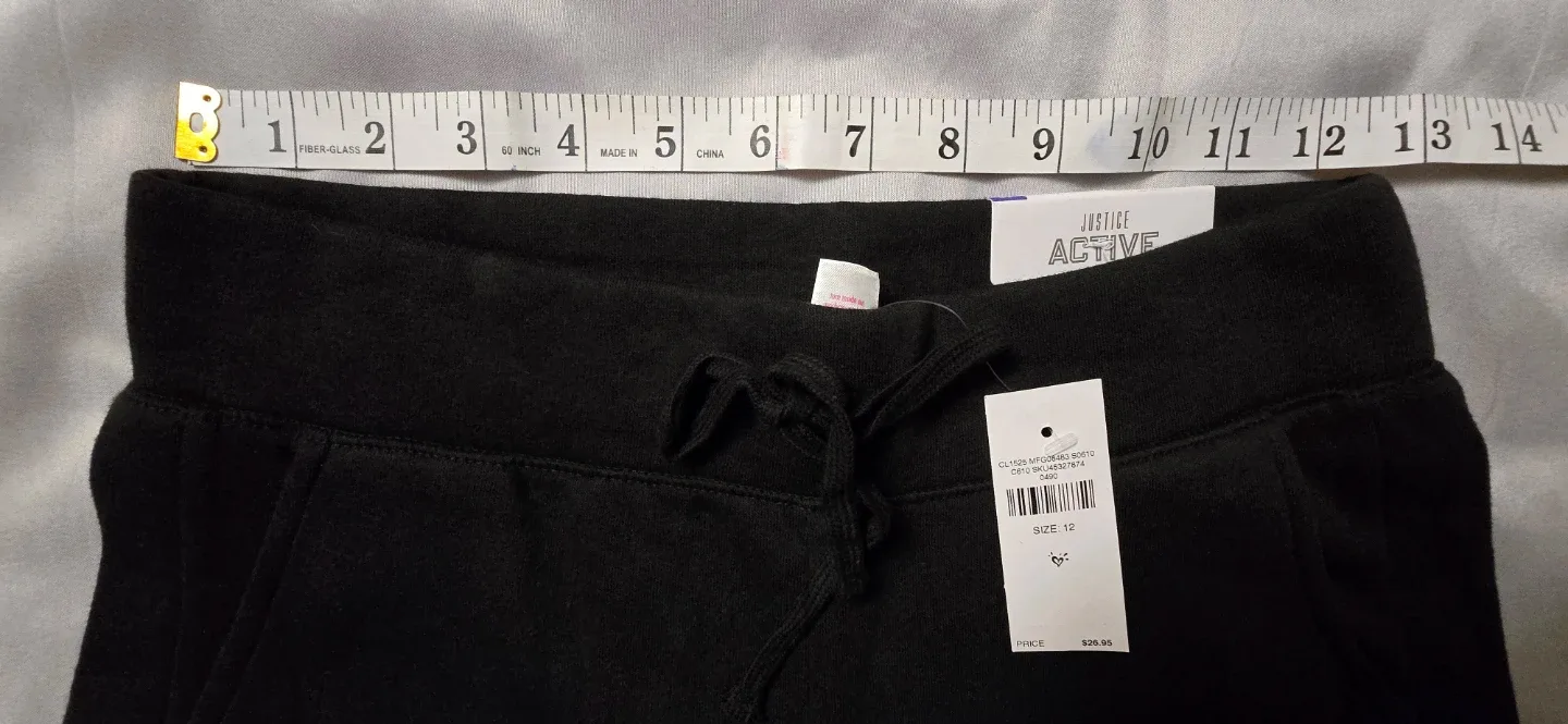 NEW! Girl's Justice Joggers! - Size 12 Youth image indicator(4)