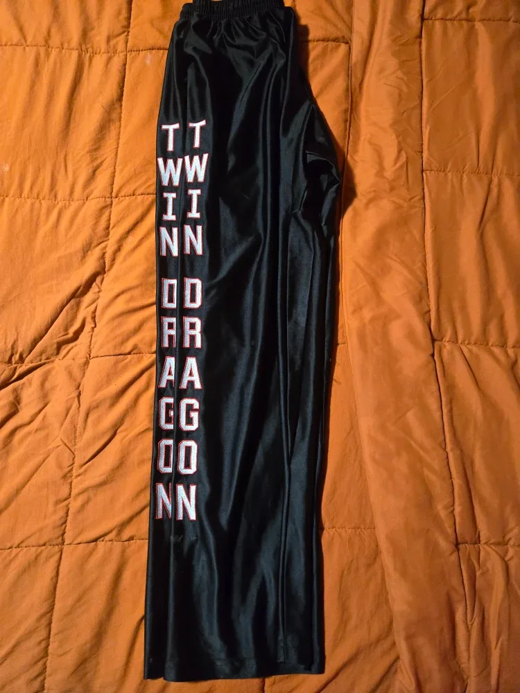 Twin Dragon Black Track Pants