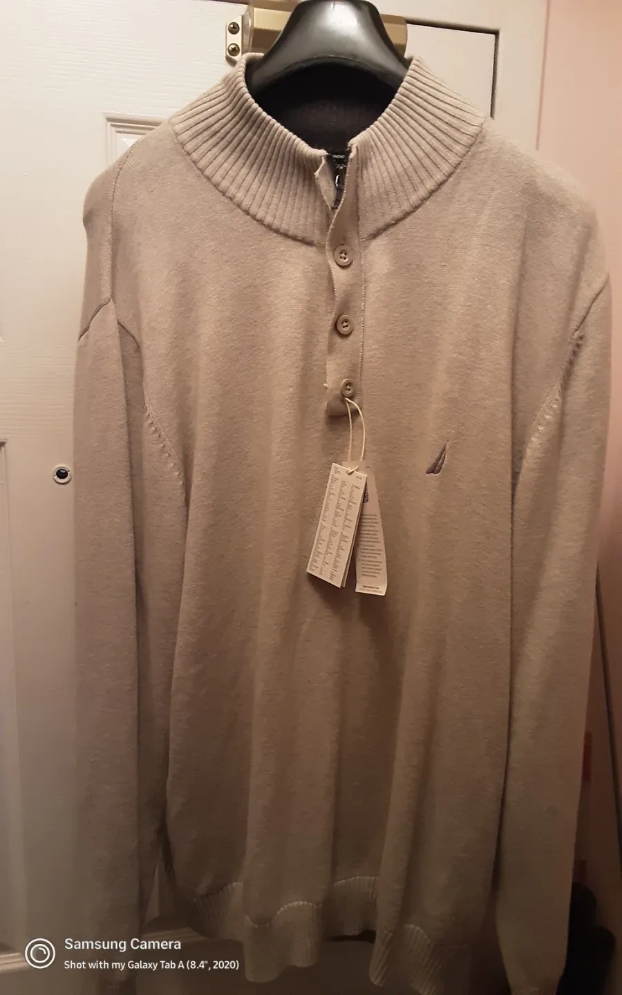 NAUTICA  ZIP  SWEATER ROE MEN'S 100% COTTON XL image indicator(3)