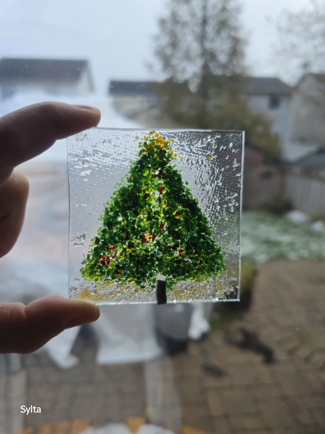 Fused Glass Christmas Tree - photo 2