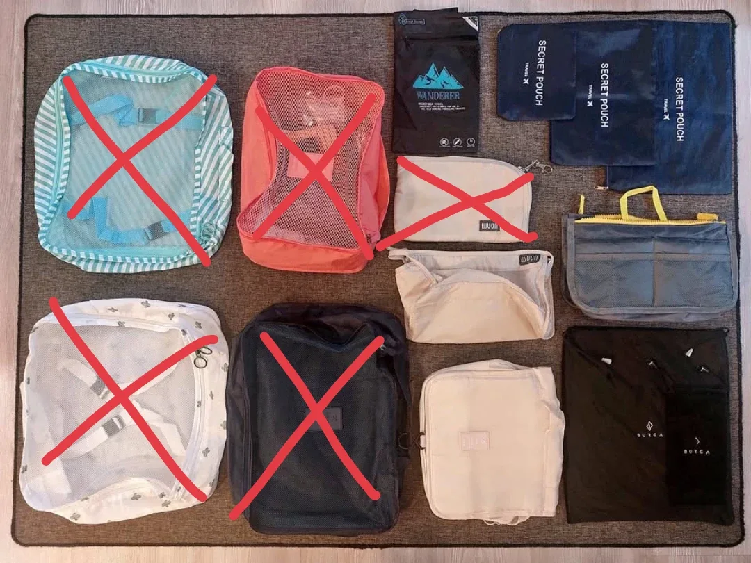 Travel, Toiletries, Stationery Bags