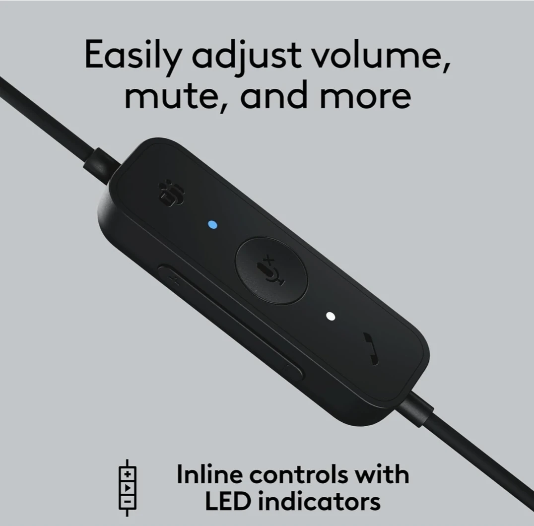 Open Box - Logitech H570e USB stereo Headset - photo 4