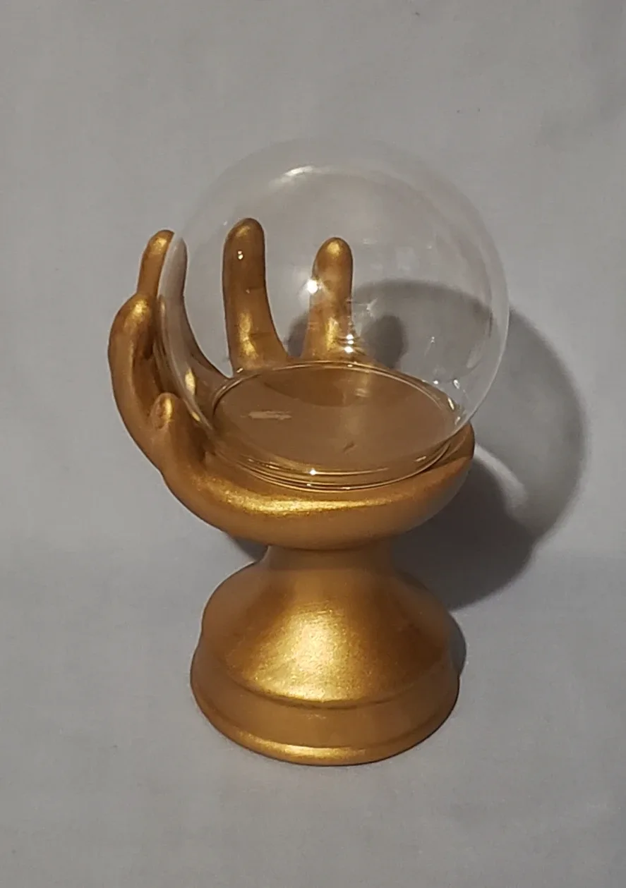 Box of 12 Gold Hand Display Stand with Clear Dome image indicator(2)