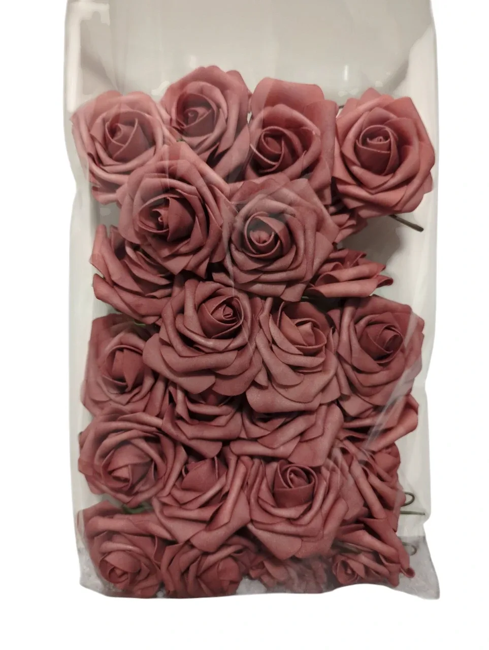 Artificial Foam Roses - Burgundy, Pink, Grey, and More! image indicator(3)