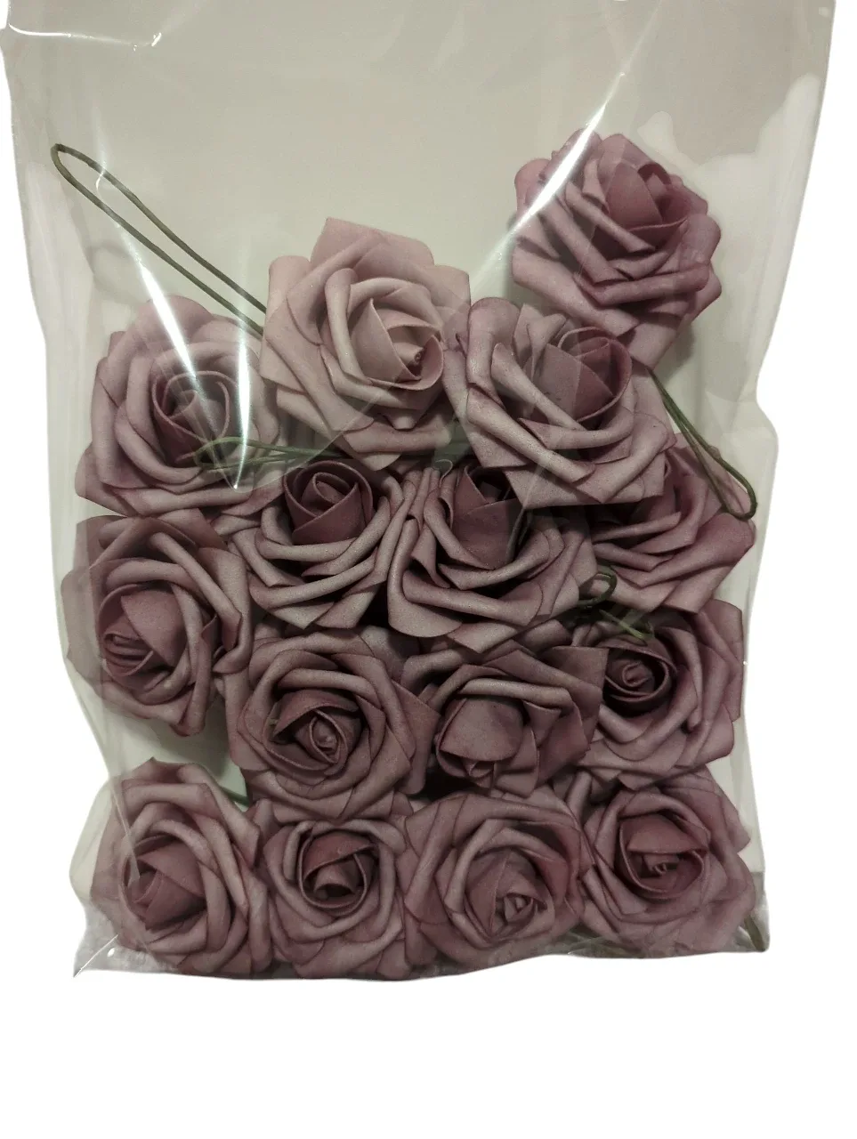 Artificial Foam Roses - Burgundy, Pink, Grey, and More! image indicator(4)