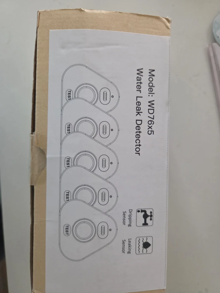 New 5 pack WD76 Water Leak Detector