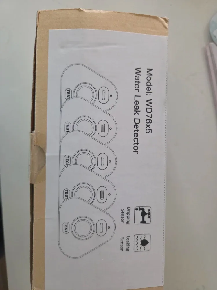 New 5 pack WD76 Water Leak Detector