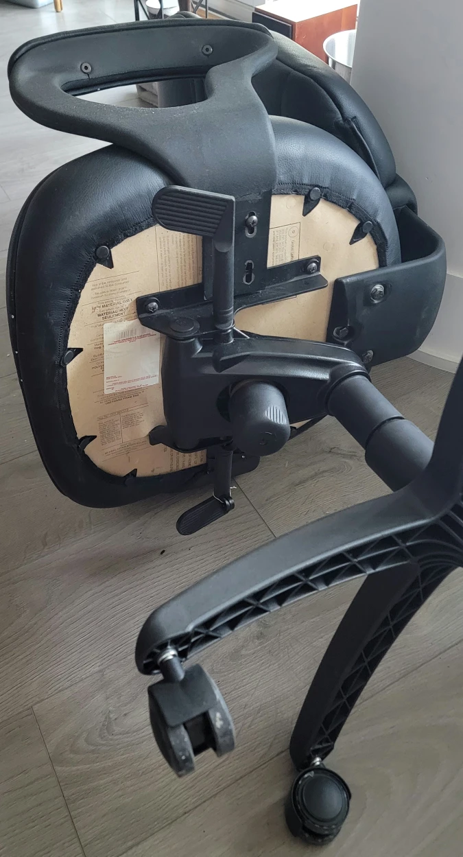 Black Office Chair Reclinable - photo 4