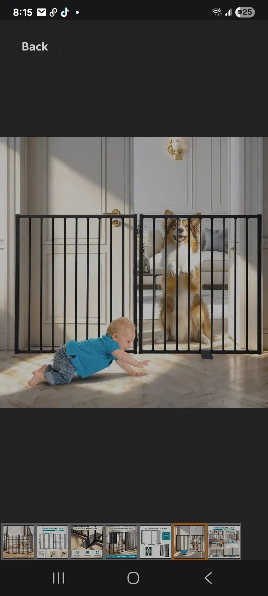 Extra Wide Dog Gate Up to 52 Inch Wide brand new image indicator(6)